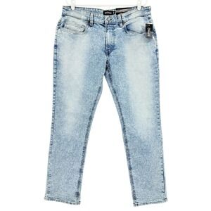 Buffalo David Bitton Men's Evan Slim Straight Denim Jeans 34x32 Vintage Blue NWT